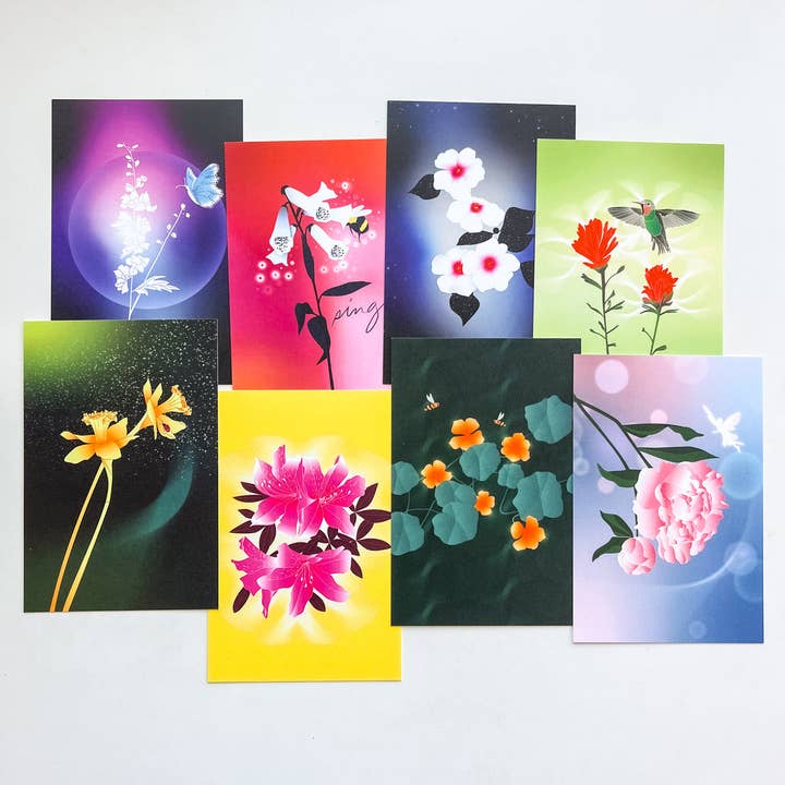 Plants of the Imaginary: Artcard Collection for wholesale by Gratitude Blooming
