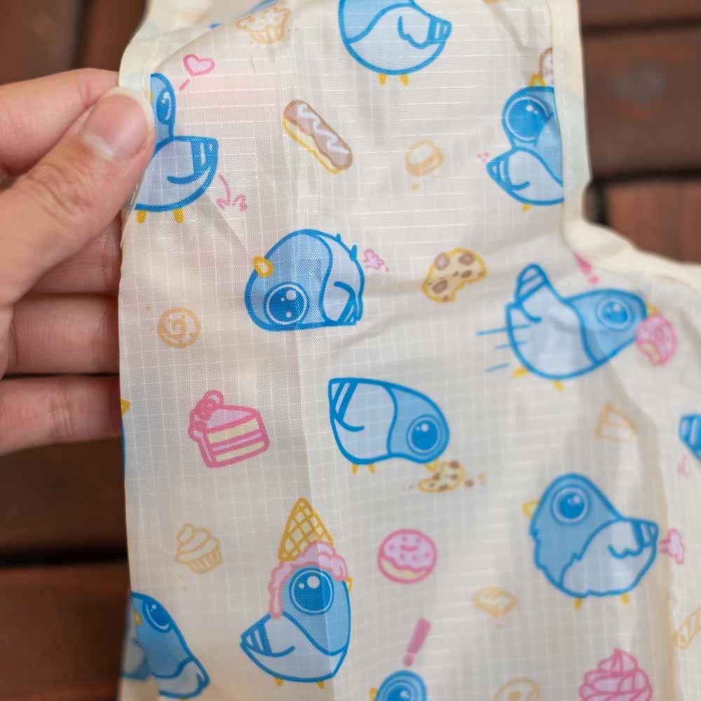 Birdie Tam - Wholesale Grocery/Shopping Bag - Foldable Bag - Pigeons and pastries5