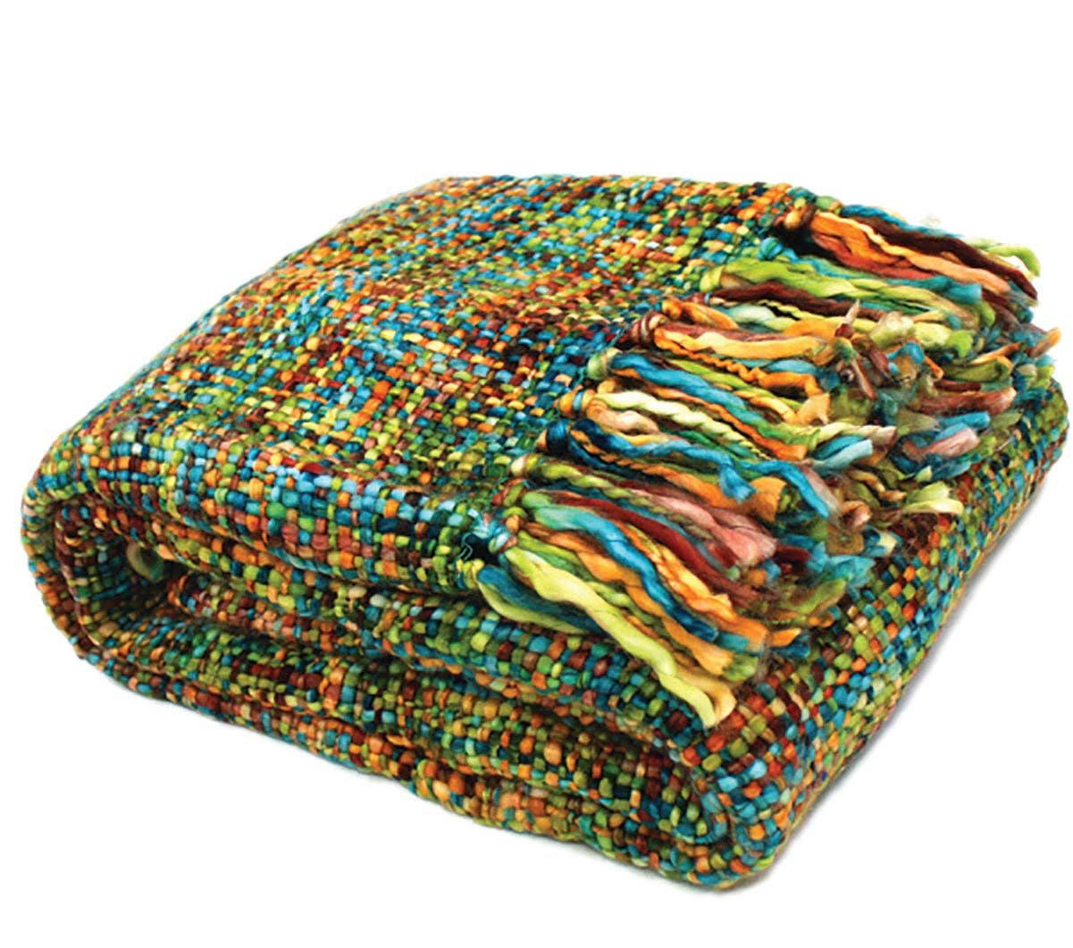 Paon Plaid tissé en acrylique Rans Oslo été/hiver | Peacock en vente sur Faire0