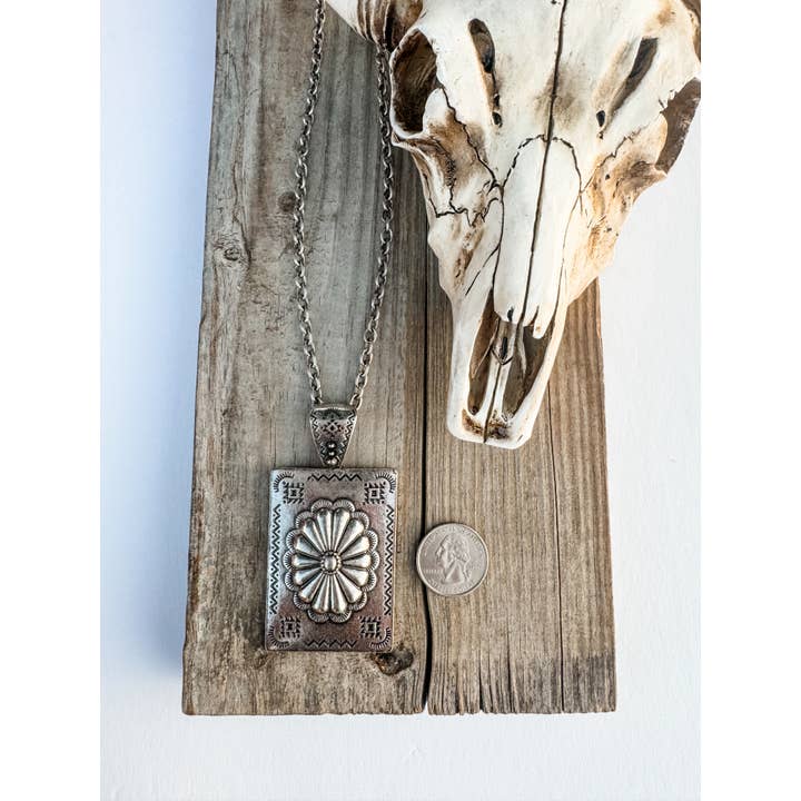 Boho Ranch Shop - Wholesale Pendant/Charm Necklace - Western Concho Pendant Necklace2