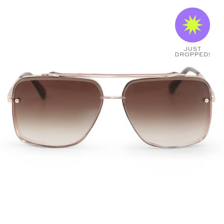 TOPFOXX - Vendita all'ingrosso Occhiali da sole - Unisex - Bella Coffee - Senza grovigli