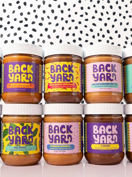 Surprise me! Maximalist Peanut Butter - Case of 6 for wholesale by Backyard Peanut Butter