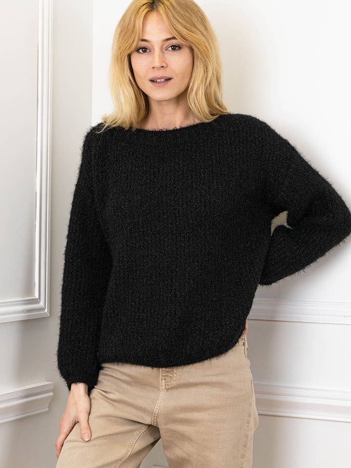 Blød båd hals sweater for engroshandel hos P&R STAR