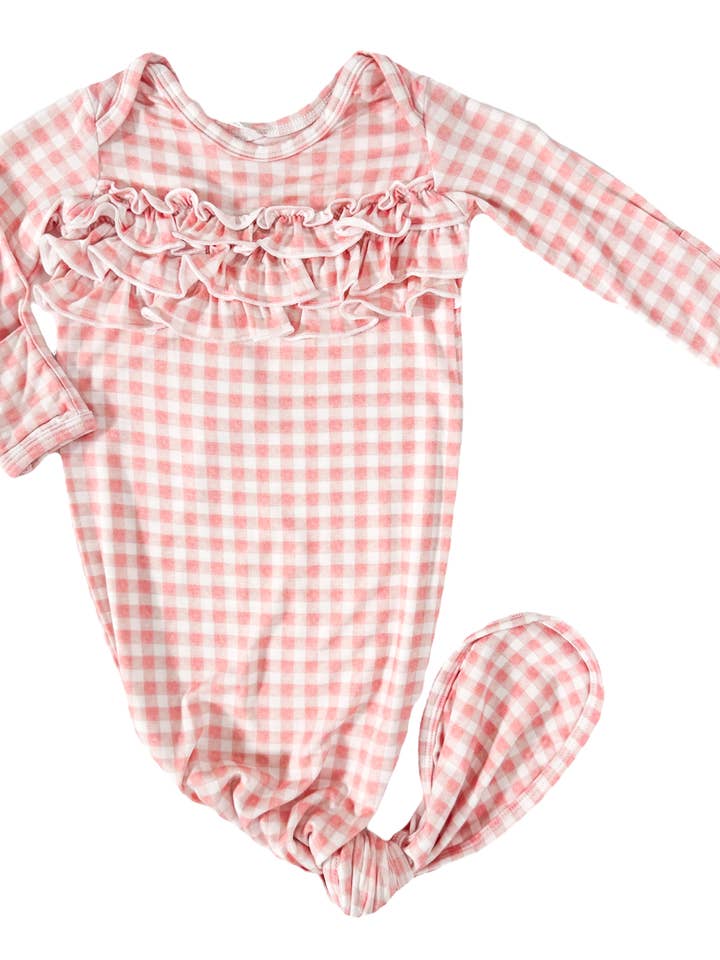 Rockin Royalty - Wholesale Babygown - Baby - Olivia Ruffle Knot Gown