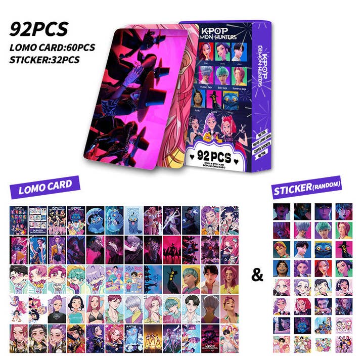 Auraquise - Wholesale Sticker - Kids & Baby - Kpop Demon Hunters Holographic Photocard Set Double-Sided LOMO Cards Mini Stickers & Collectible Flash Cards14