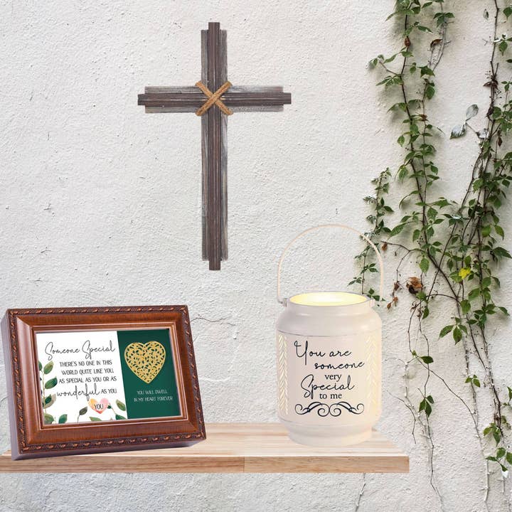 Dicksons - Wholesale Wall Cross - 15.5"X9.5" Wall Crs Wood/Mtl