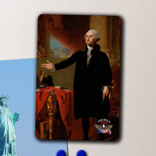 George Washington America250™ Magnet Standard for wholesale by Nelson Gifts Wholesale