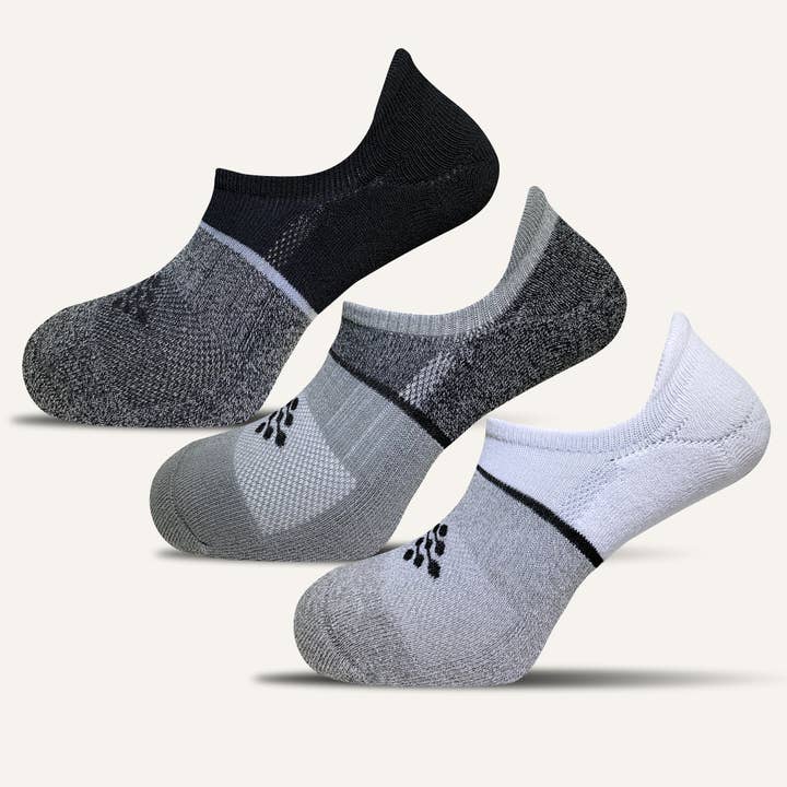 Chaussettes Hidden No Show avec languette pour hommes, 3 paires pour la vente par TRUEENERGY®