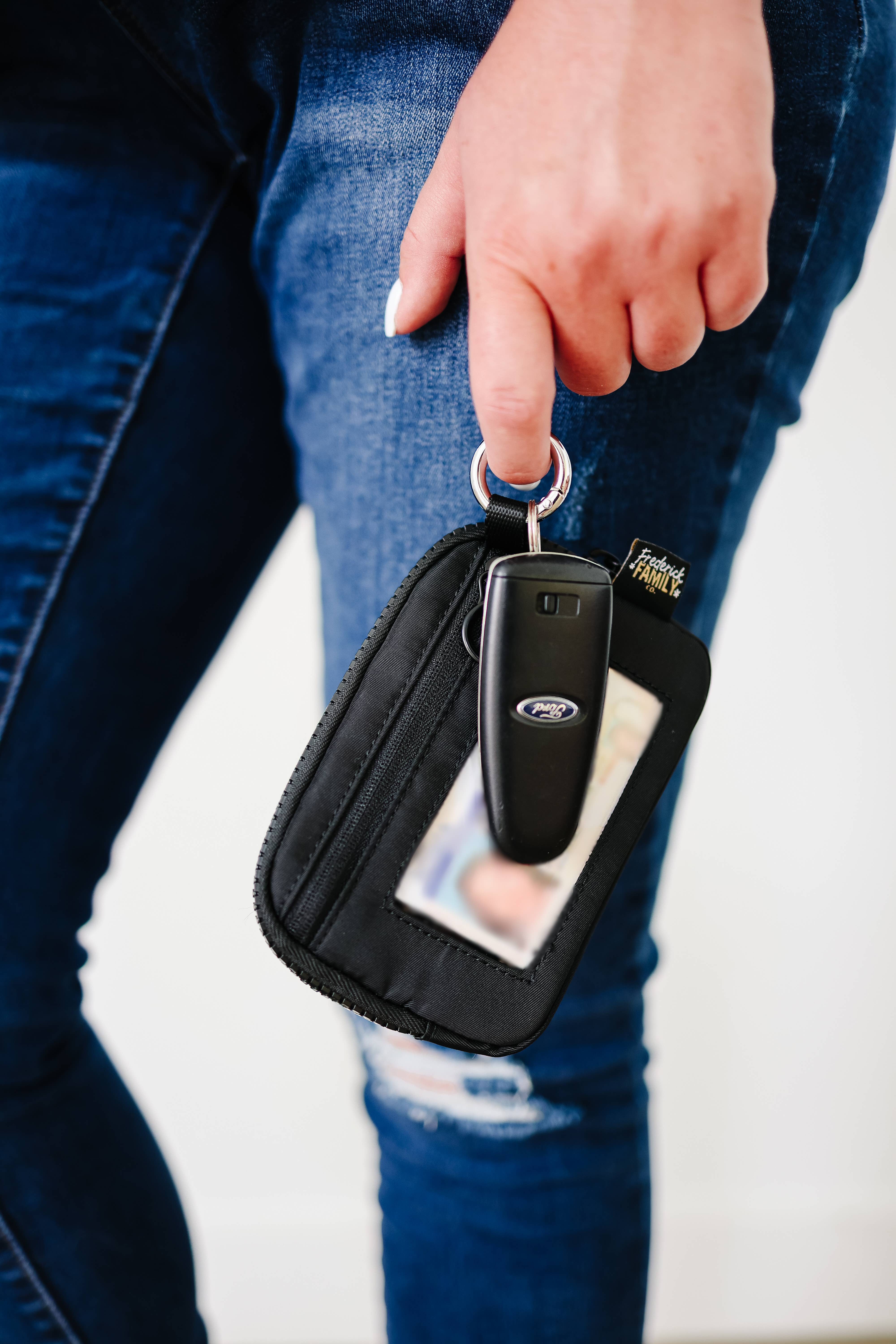 Frederick Family Co. - Wholesale Wallet - Women's - Keychain Wallet with Wrist Lanyard, Compact Card Holder 42