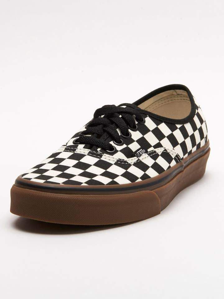 Rat City Skate Shop - Wholesale Lifestyle Sneakers - Men's - Vans Authentic Checkerboard Black/white/gum Shoe