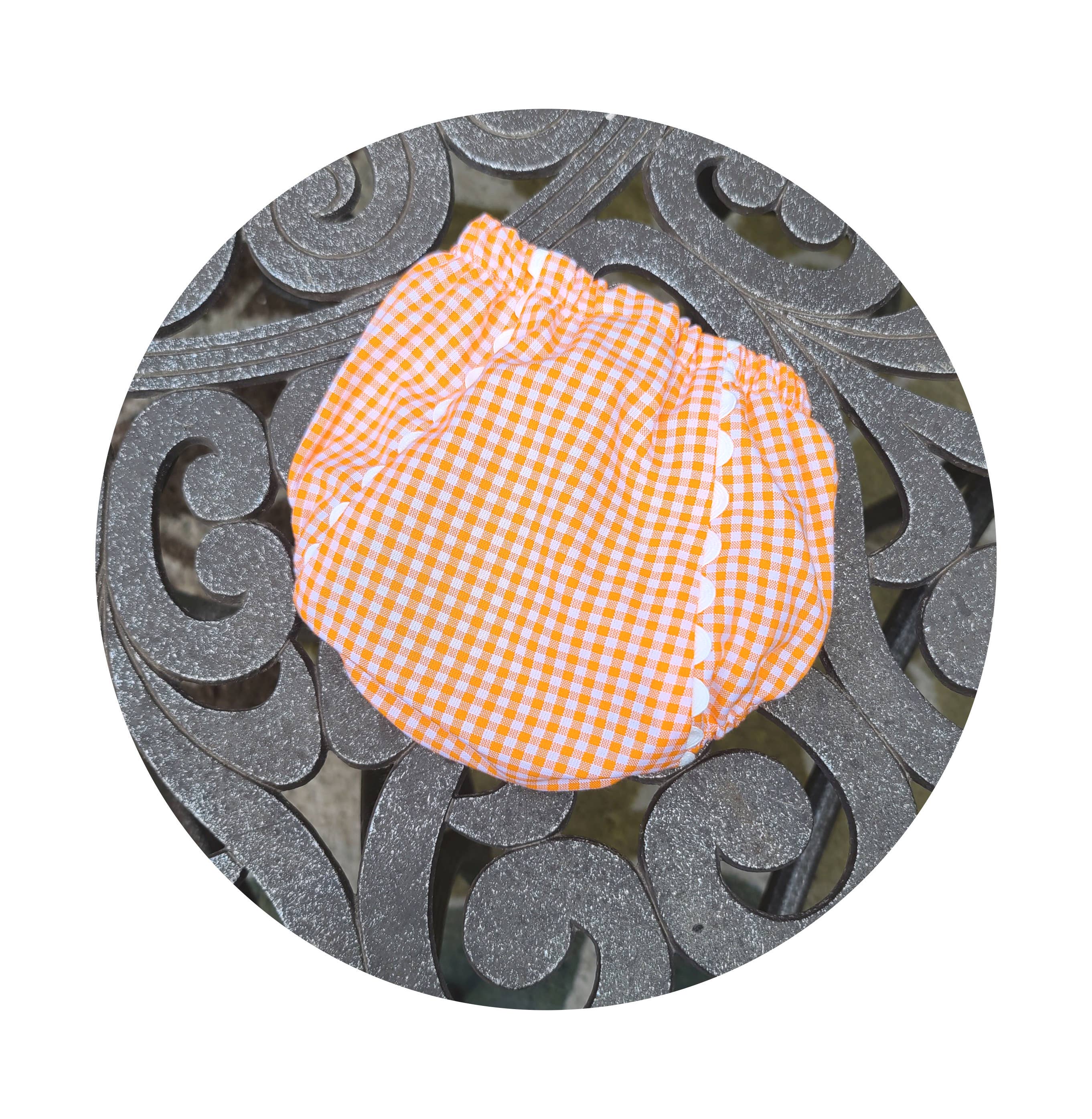 THE ROYALTY COLLECTION - Wholesale Underwear/Diaper Cover - Baby - Gingham Diaper Covers with Ric Rac11