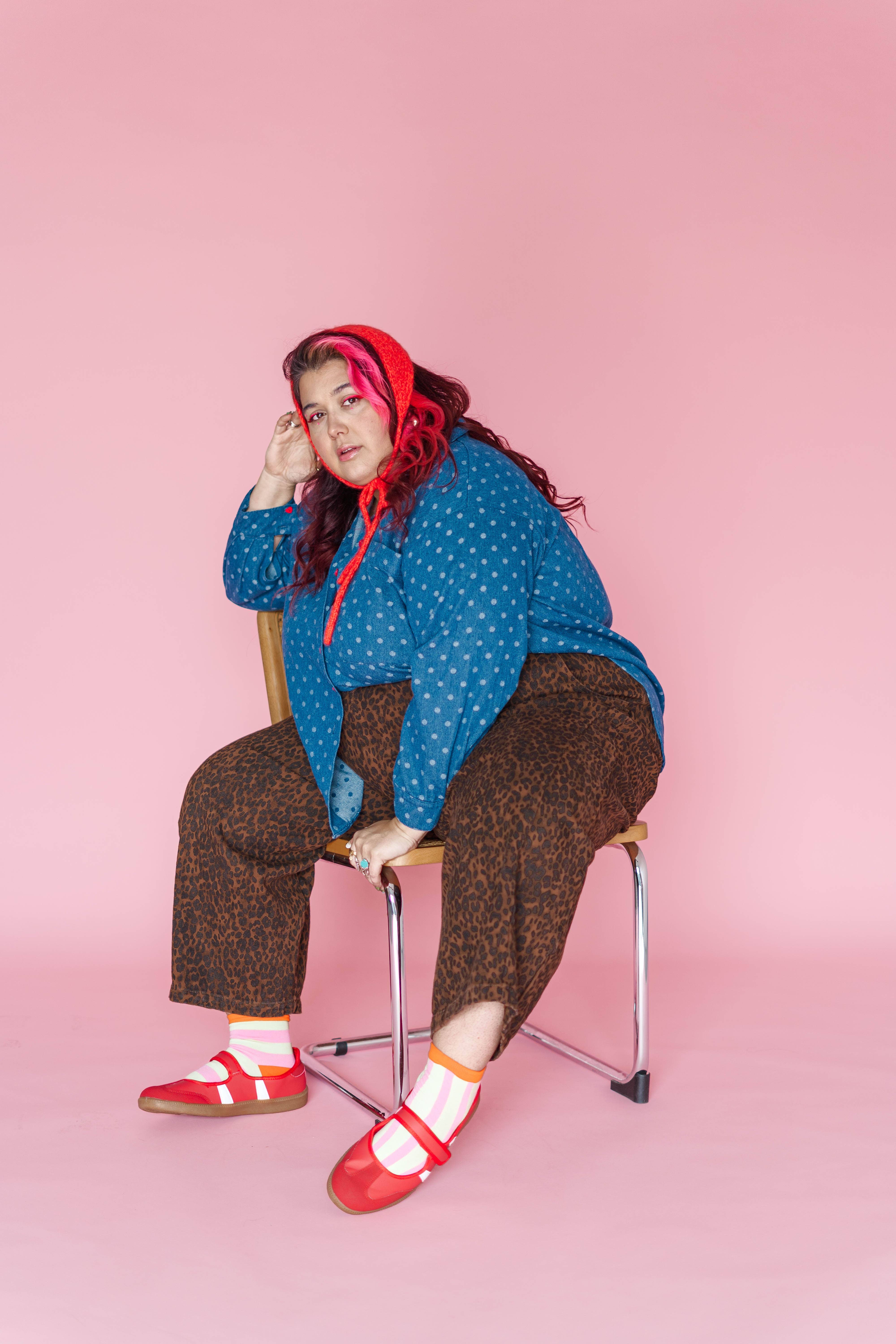 Nettle Studios - Wholesale Pants - Women's - Size Inclusive Gender Neutral Leopard Twill Balloon Pant7