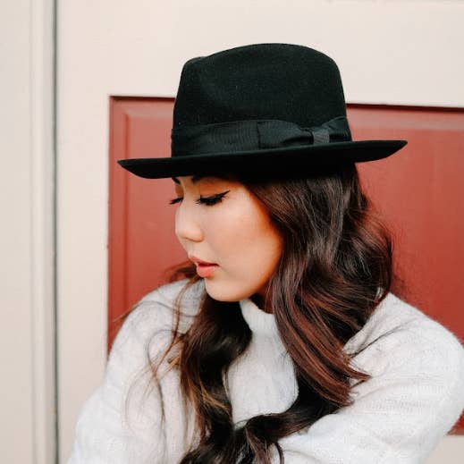 Crushable Wool Felt Pinch Front Hat - Style Pablo for wholesale by American Hat Makers