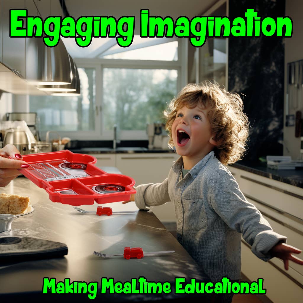 Funwares - Vendita all'ingrosso Servizio da tavola - Bambini e neonati - Set da tavola per bambini "Me Time Fire Engine" – Regalo per bambini6