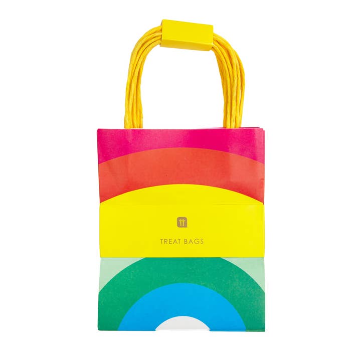 Talking Tables USA - Wholesale Party Favor Bag/Box - Rainbow Party Goodie Bags | 8 Pack |