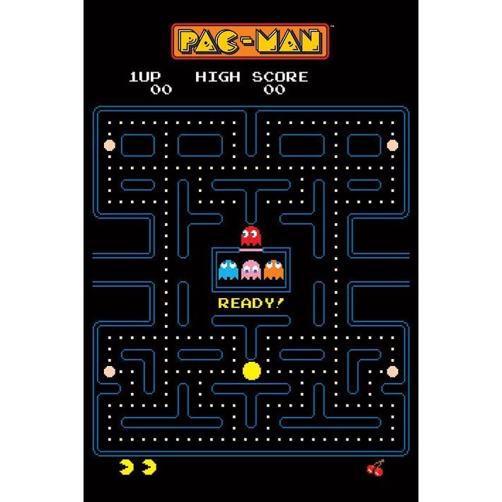 Scorpio Posters - Wholesale Poster - Pac-Man Maze Poster - 24" x 36"