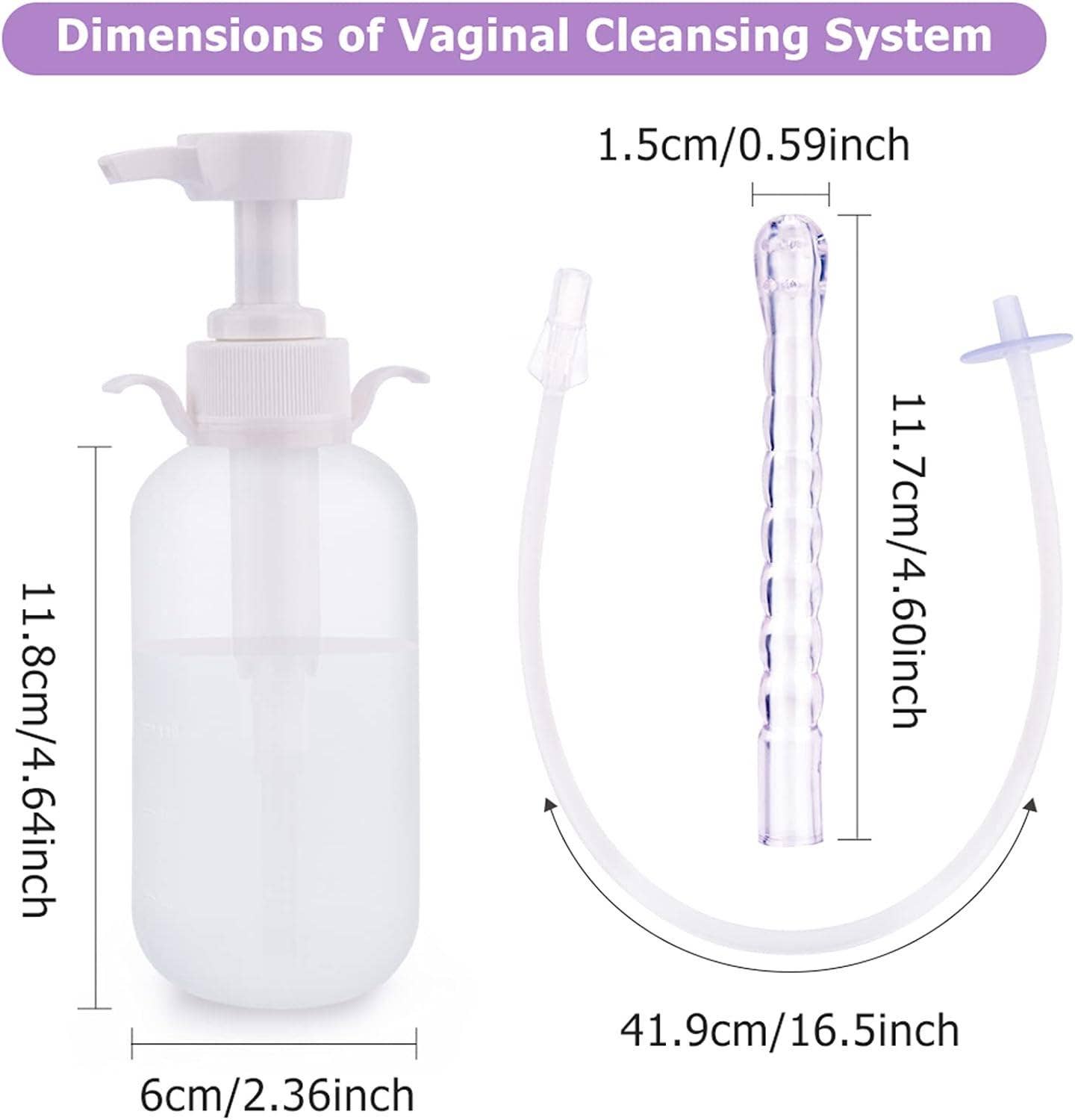 VIGOR – Limpador/limpeza íntima por atacado – Kit de Limpeza Vaginal Duche Anal Duche Vagina 300 ml (10 unidades)1