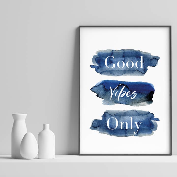 Good Vibes Print for wholesale by HFD Interiors