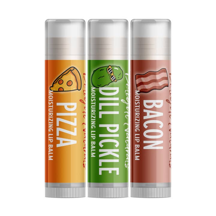 Weird Flavors Lip Balm Set for wholesale by Delight Naturals