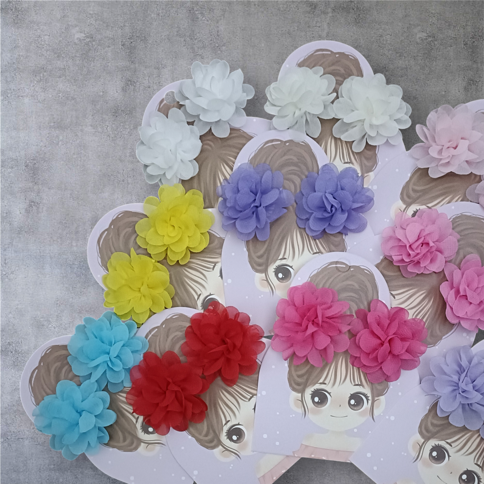 Kids4trendy - Wholesale Hair Accessories Set - Kids - Flower girl hair clip set for children3