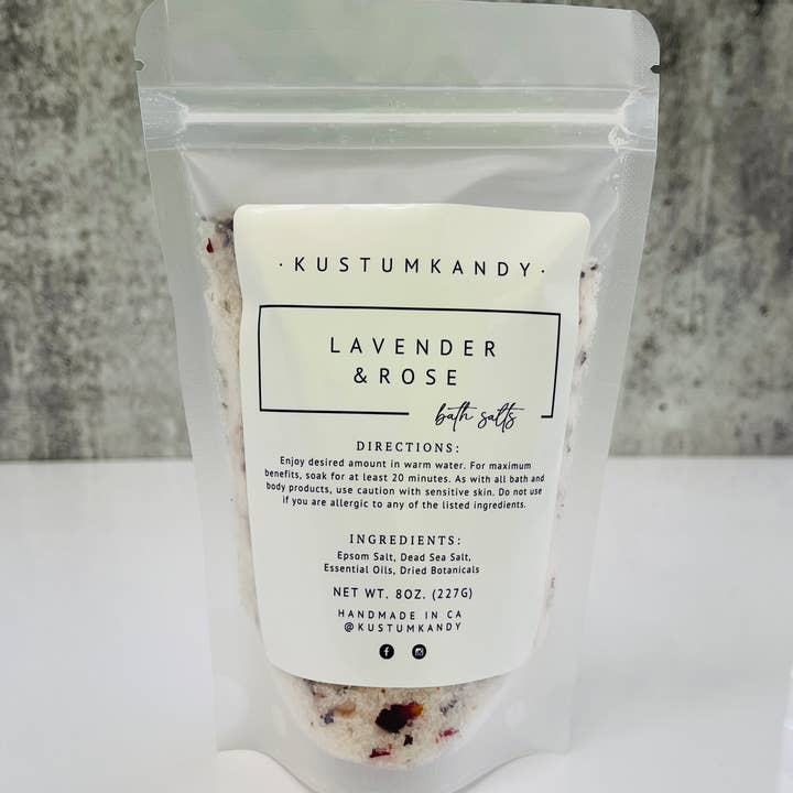 Bad Salt Refill Lavendel + Rose för wholesale av KustumKandy