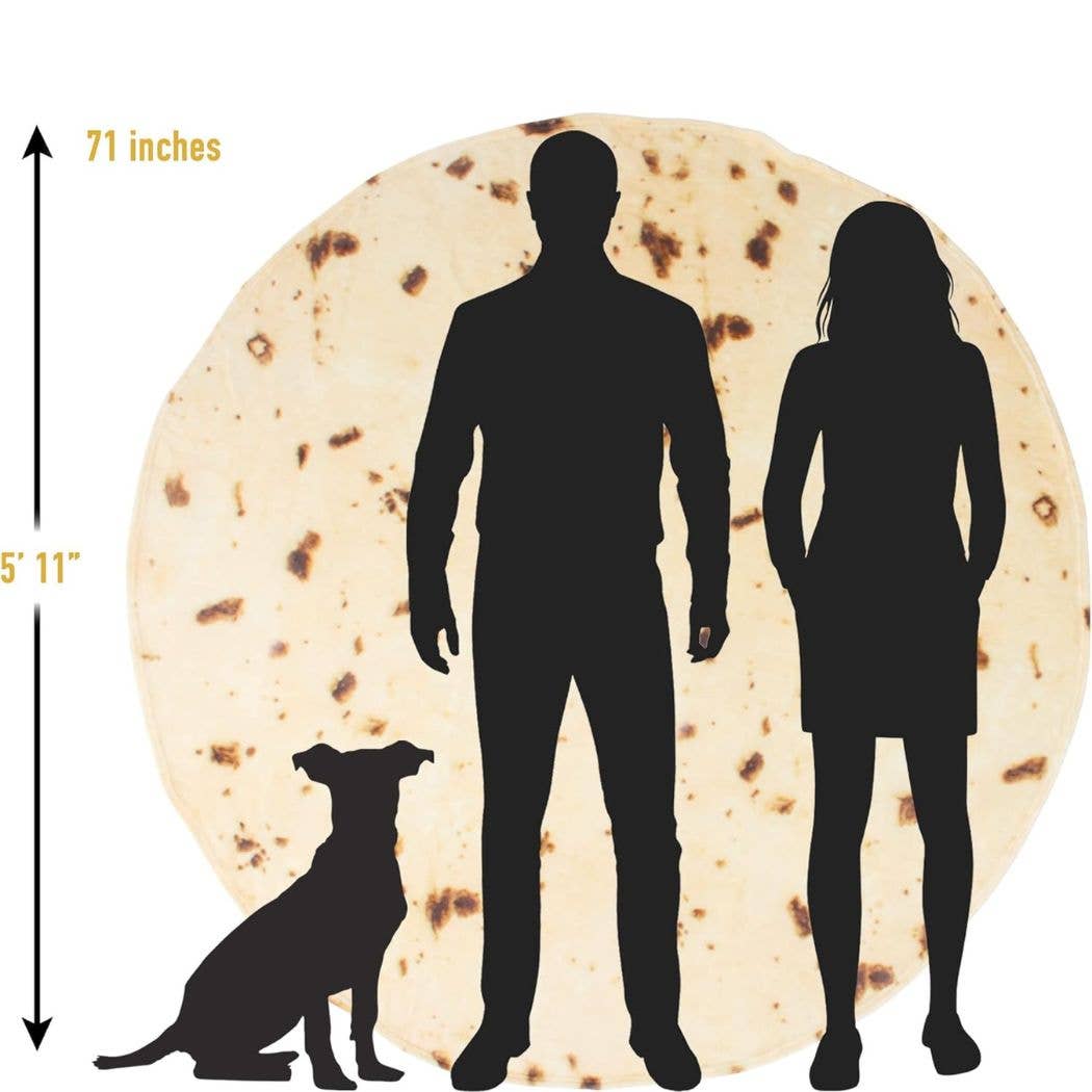 Zulay Kitchen - Vendita all'ingrosso Plaid - Coperta per burrito, motivo: tortilla con farina22