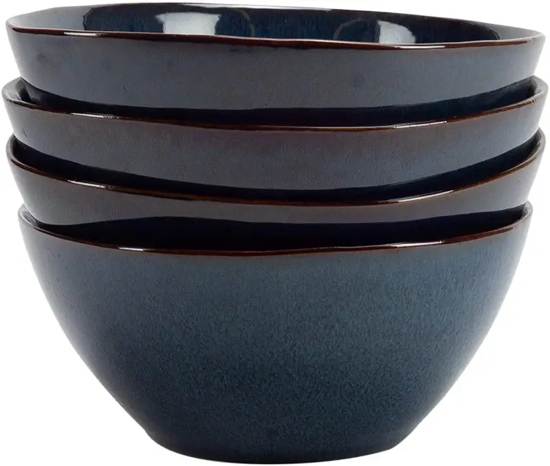EAST AVENUE – wholesale Bowl – 4Pcs Smooth Bowls Set Navy Blue3