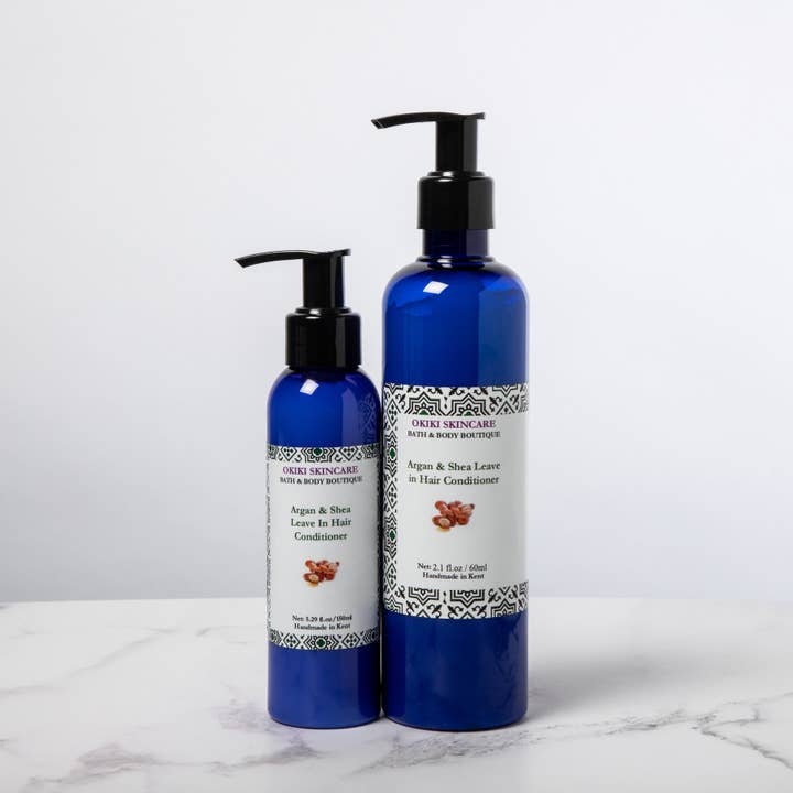 Condicionador de cabelo leave-in argan e karité por atacado de Okiki Skincare