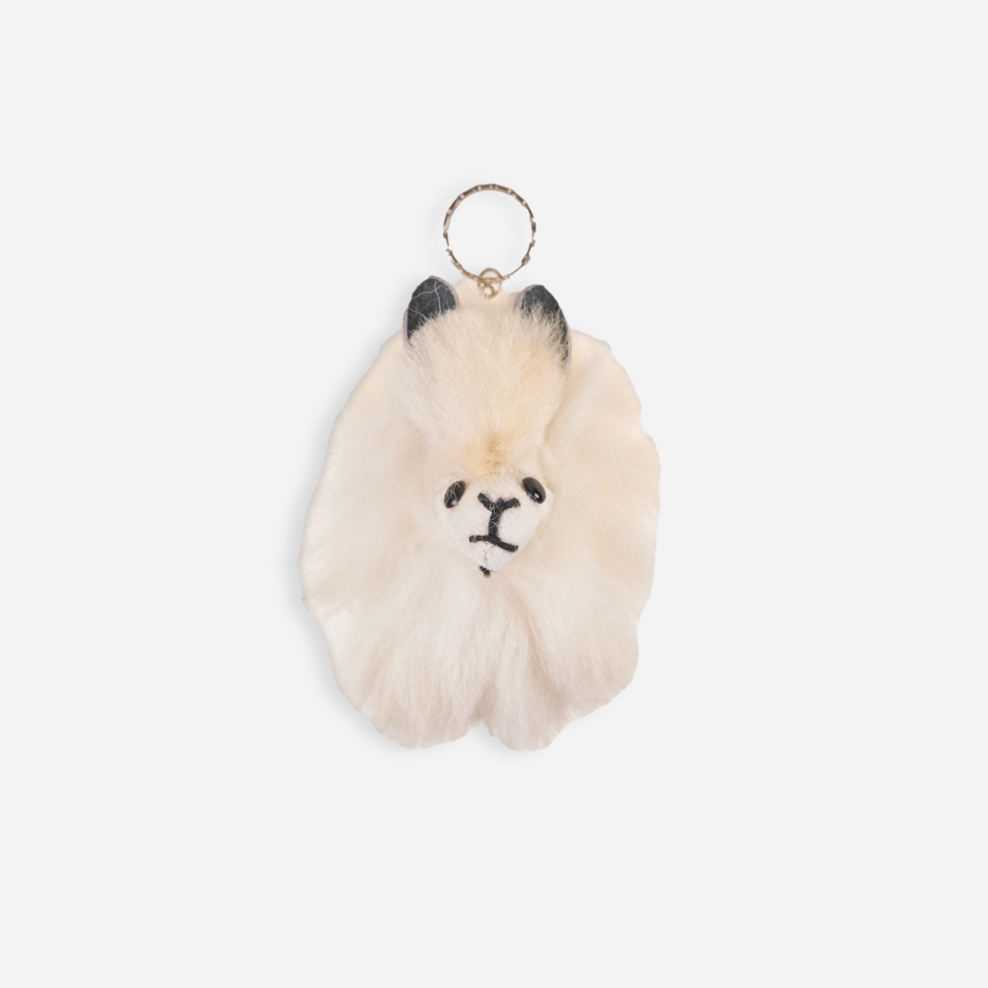 Terra Natural Designs - Venta al por mayor Llavero - Unisex - Llavero de alpaca con pompones en forma de cabeza de llama - Juego de 46