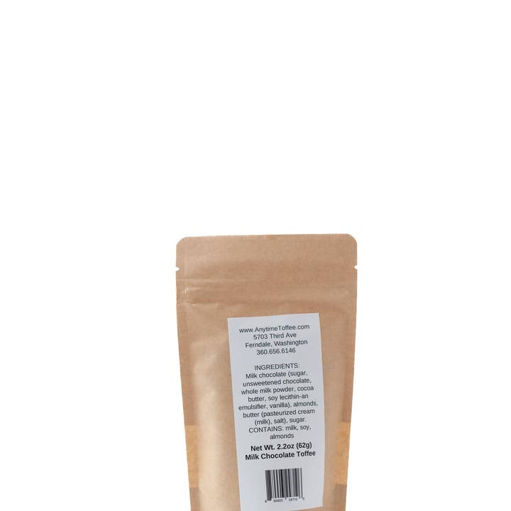 Anytime Toffee - Wholesale Toffee - Milk Chocolate Toffee1