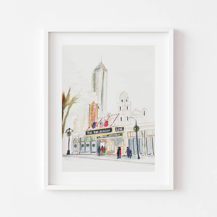 The Fox Theater 8x10 Art Print for wholesale by Patricia FK