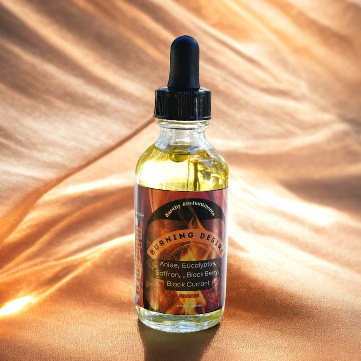 Brennendes Verlangen Körperöl für den Großhandel von Earthy Enchantments