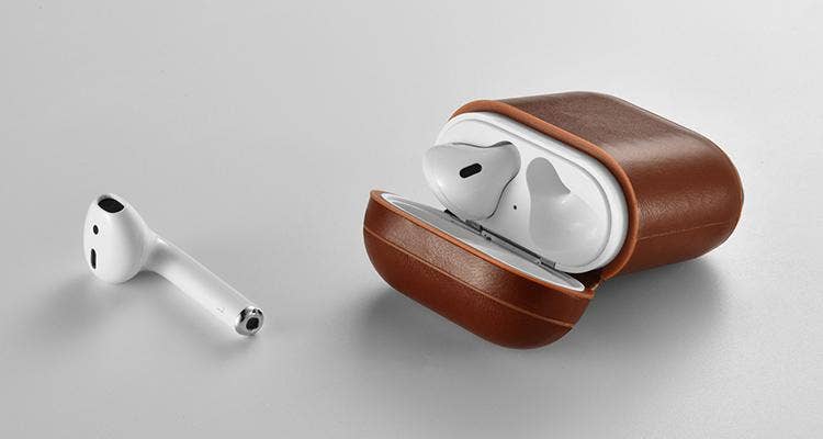 CairPods - Wholesale Airpod/Earbud Case - Men's - Vintage Premium Leather AirPods Case - Brown9