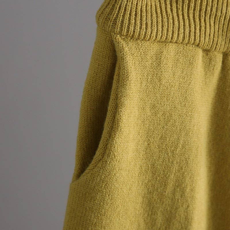 Marayn - Wholesale Lounge Set - Women's - Chic Fall Knit Set Angora Sweater  WideLeg Pants8