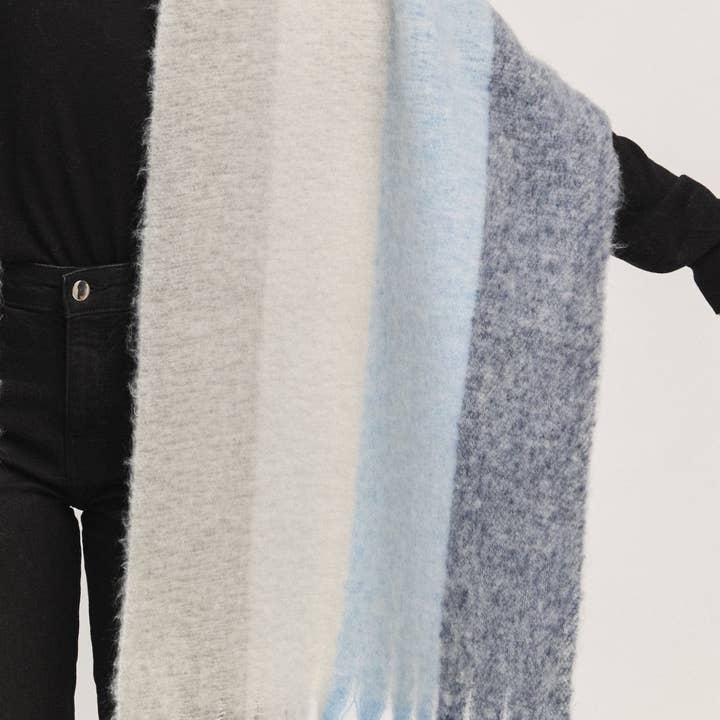 MiMi Wholesale - Wholesale Scarf - Women's - MS0452 Solid Brushed Fringe Scarf15