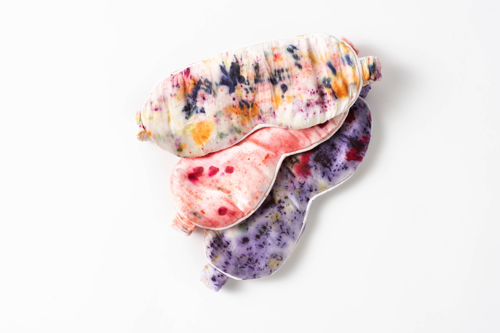 DYE KWEEN - Wholesale Sleep/Eye Mask - Abstract Botanically Dyed Silk Sleep Mask6