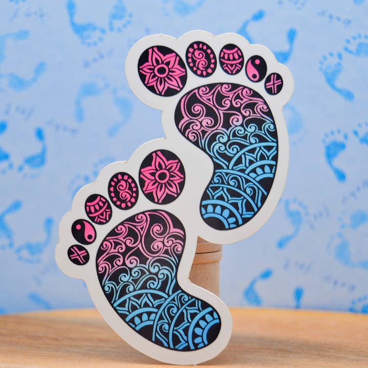 Newborn Feet Waterproof Sticker, NICU Nurse Sticker for wholesale by Crafted by Chris Co.