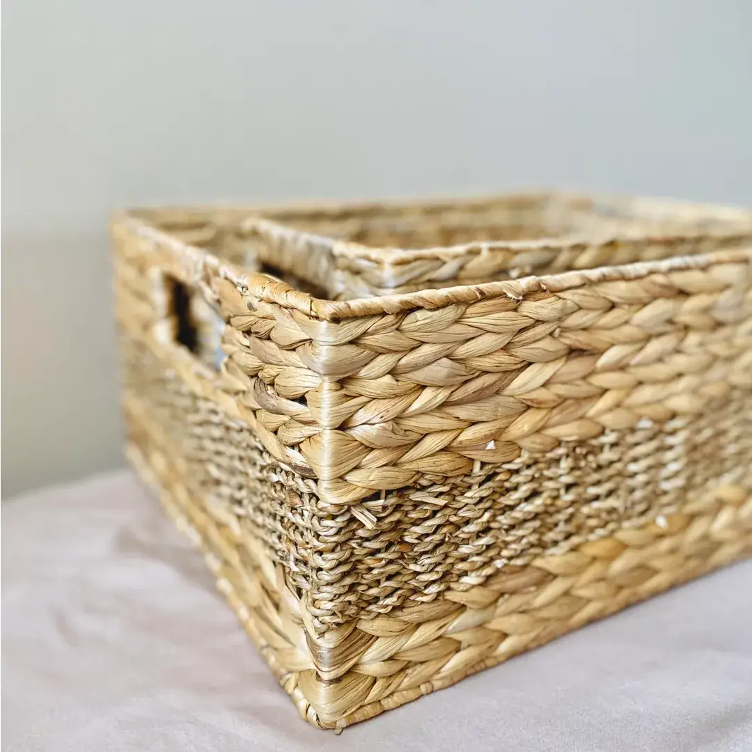 Natural Artisan Home - Wholesale Basket - Natural Woven Storage Bins Set of 43