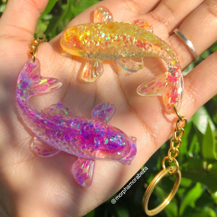 Koi con purpurina para venta al por mayor de Morpha Morabeza