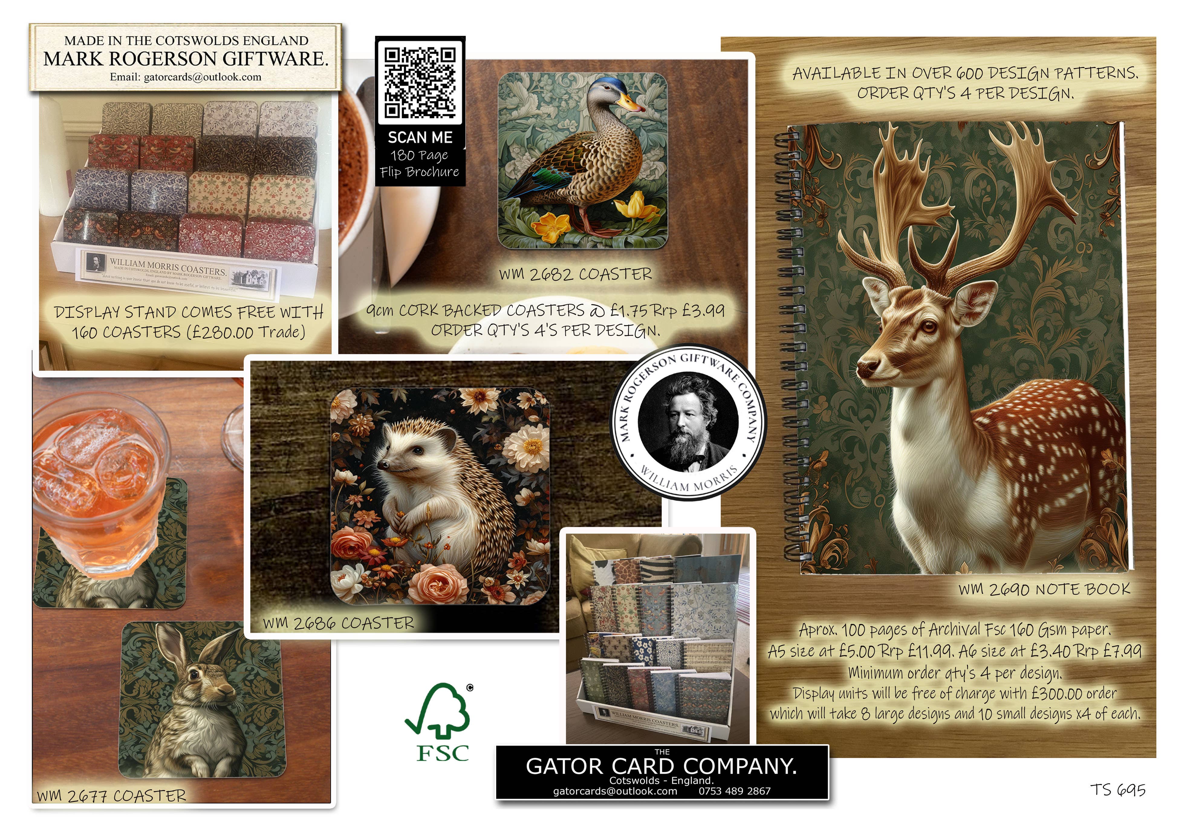 Gator cards – Engroshandel Hverdagshilsen kort – 2690 7 „x5" lykønskningskort4