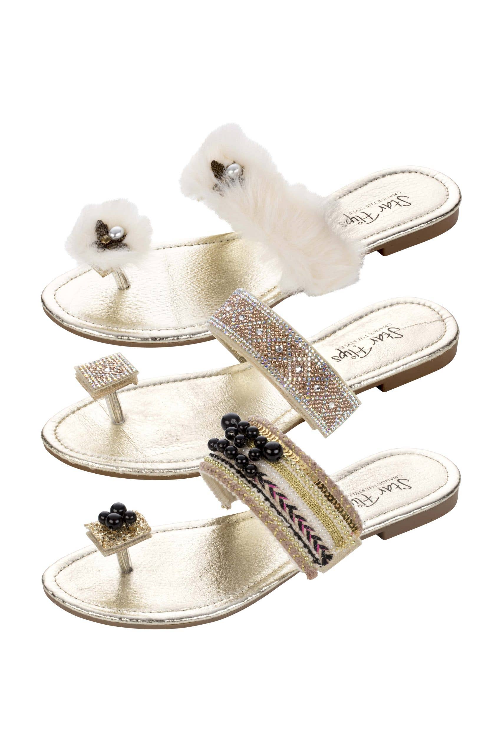 StarFlips - Wholesale Sandals - Women's - StarFlips Gold B0