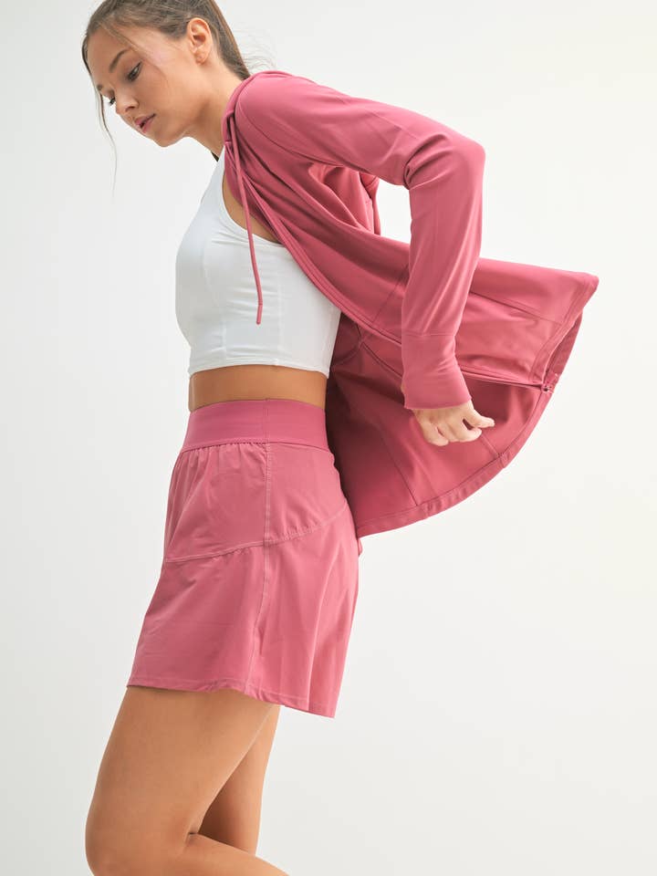 Mono B - Wholesale Athletic Jacket - Women's - Fit & Flare Running Zip-Up Jacket