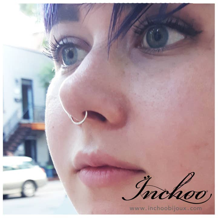 Simple Septum Nose Ring for wholesale by Inchoo bijoux inc