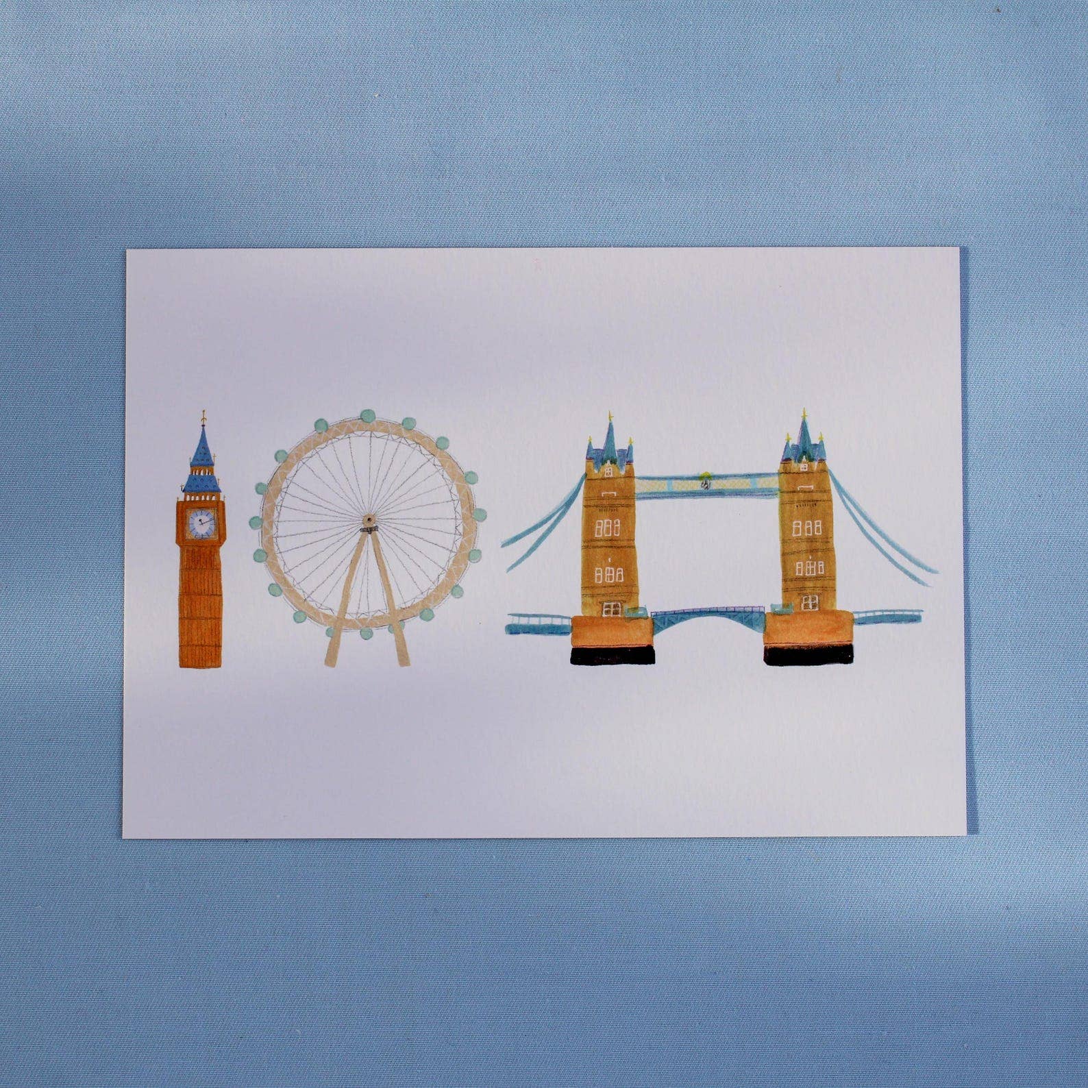 Emma Holmes Art - Wholesale Art Print - Iconic London - Art Print1