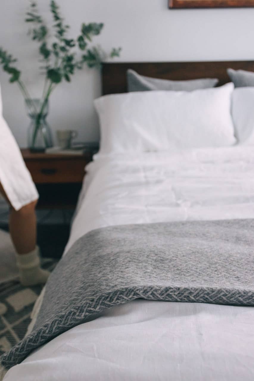 Linen Way Inc. - Wholesale Bedding Pillowcase/Sham - Trieste Pillow Case in White & Natural - Set of Two0