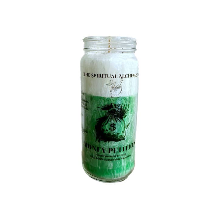 Money Candle for wholesale by The  Spiritual  Alchemists