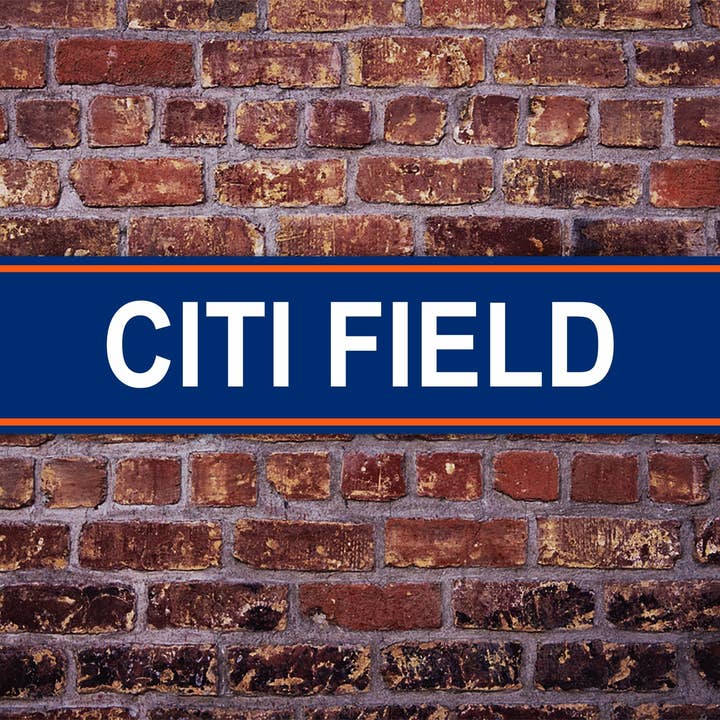 Panneau Citi Field Street, route de baseball des New York Mets pour la vente par Game Time Prints