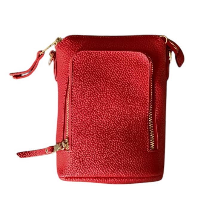 Kenze Panne - Wholesale Crossbody Bag - Women's - 3 ZIPPER CROSSBODY 15