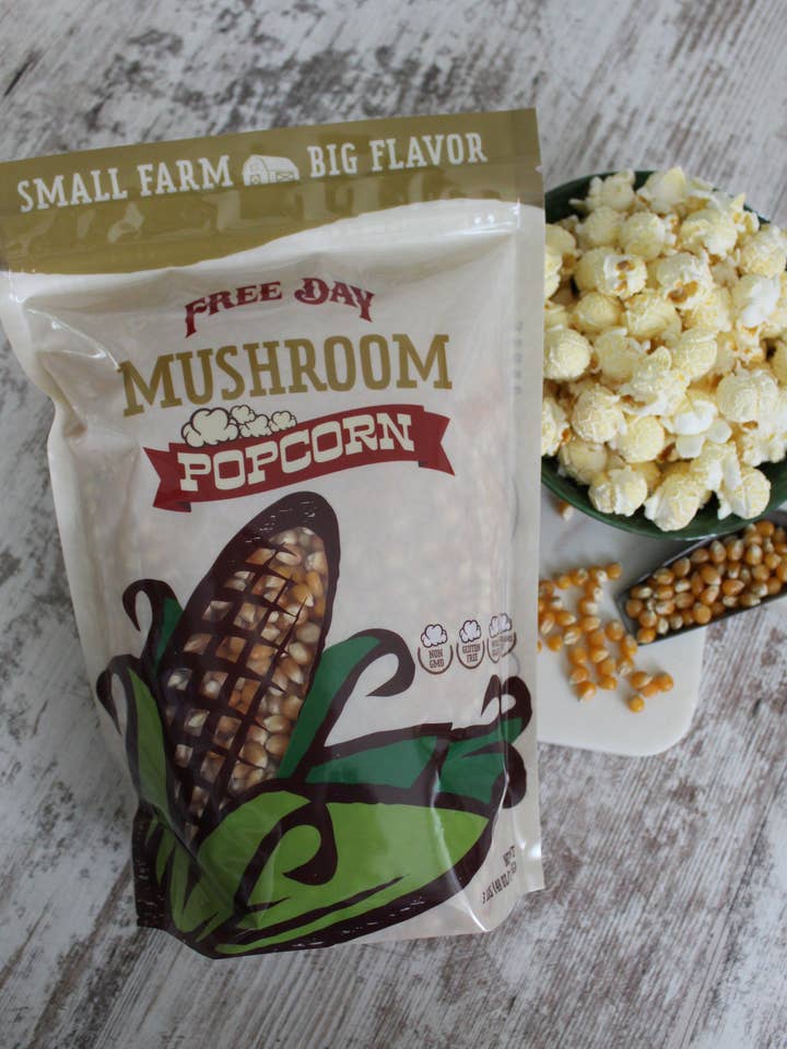 Mushroom Popcorn Kernels | 3 lb | For Caramel & Kettle Corn for wholesale by Free Day Popcorn Company