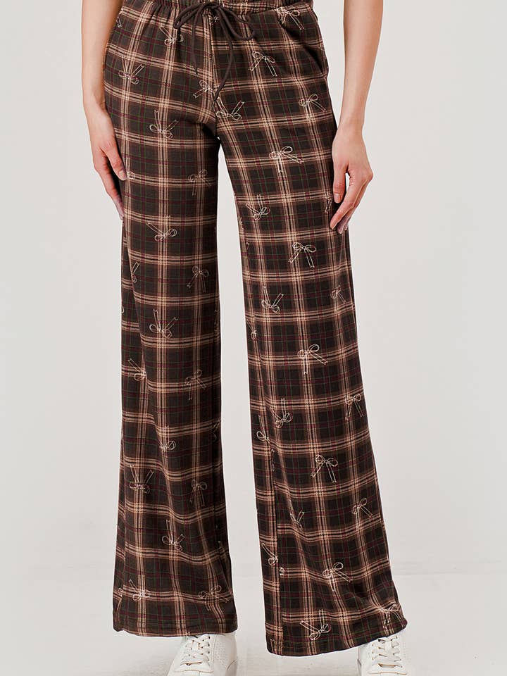 Pantalon à jambes droites doublé polaire avec taille à cordon de serrage pour la vente par REDFINCH APPAREL INC